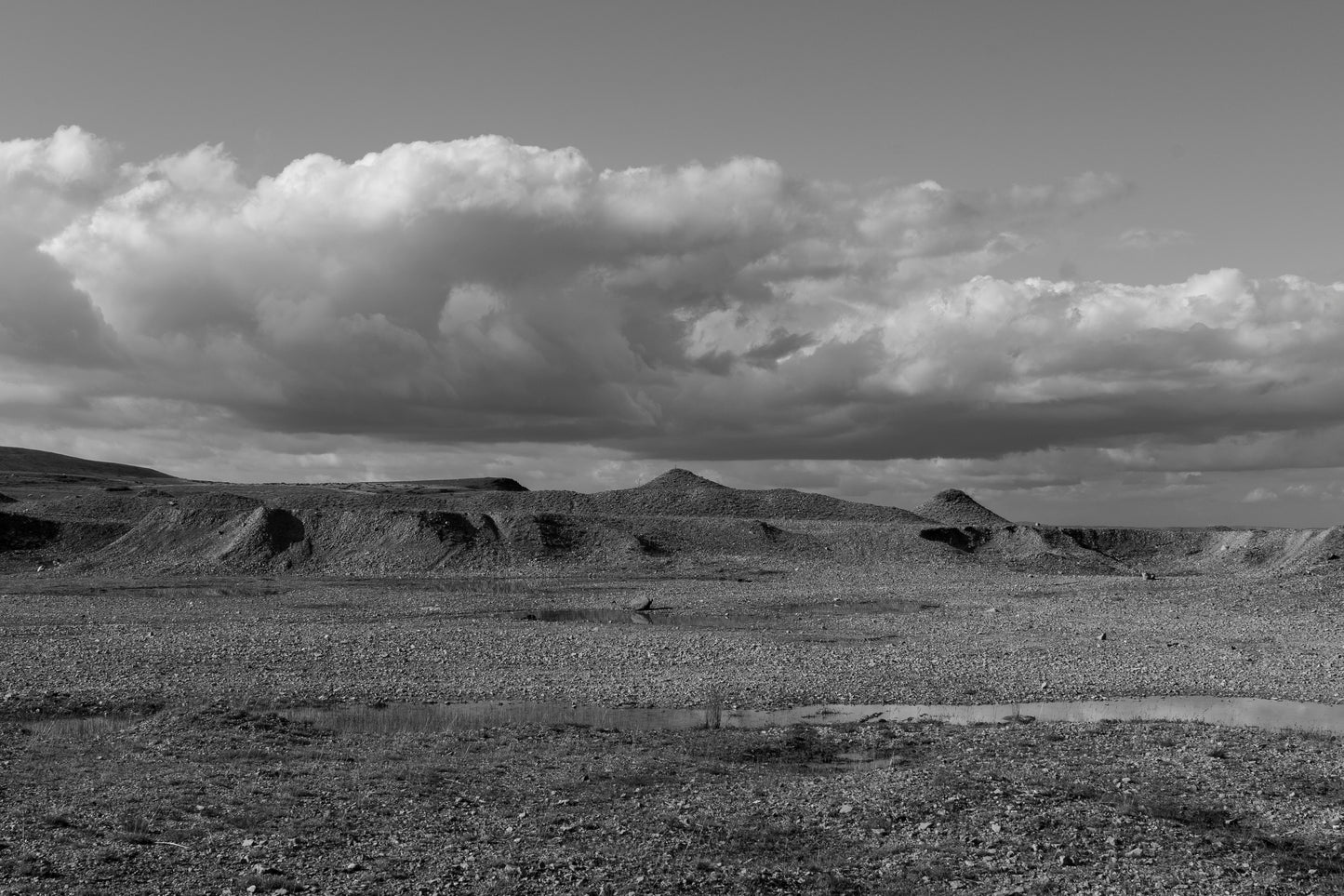 Trefil Quarry B&W Landscape - Shot on Digital DLSR
